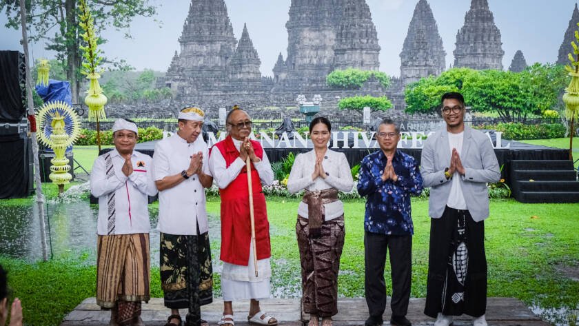 Pembukaan Perayaan Hari Suci Siwaratri sekaligus Prambanan Shiva Festival 2026 yang digelar di Kompleks Candi Prambanan