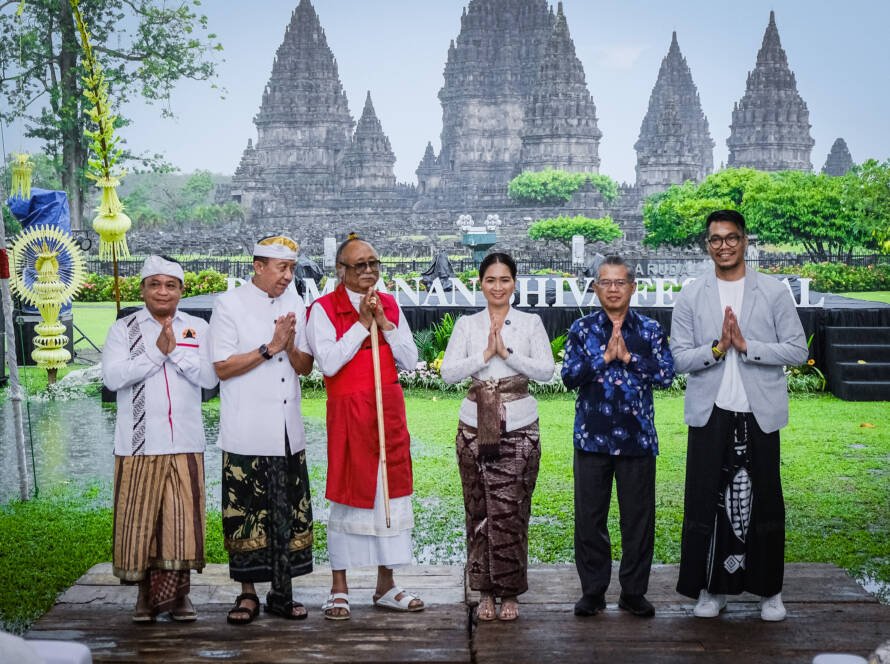 Pembukaan Perayaan Hari Suci Siwaratri sekaligus Prambanan Shiva Festival 2026 yang digelar di Kompleks Candi Prambanan